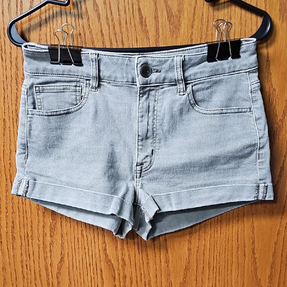 American Eagle Outfitters Light Gray Jean Shorts